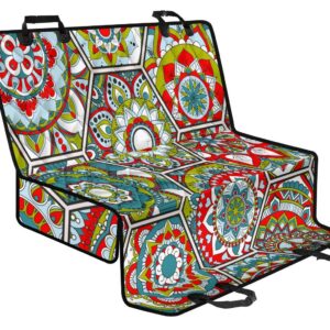 Oriental Mandala Bohemian Pattern Print Pet Car Back Seat Cover - 6aa7b7992479