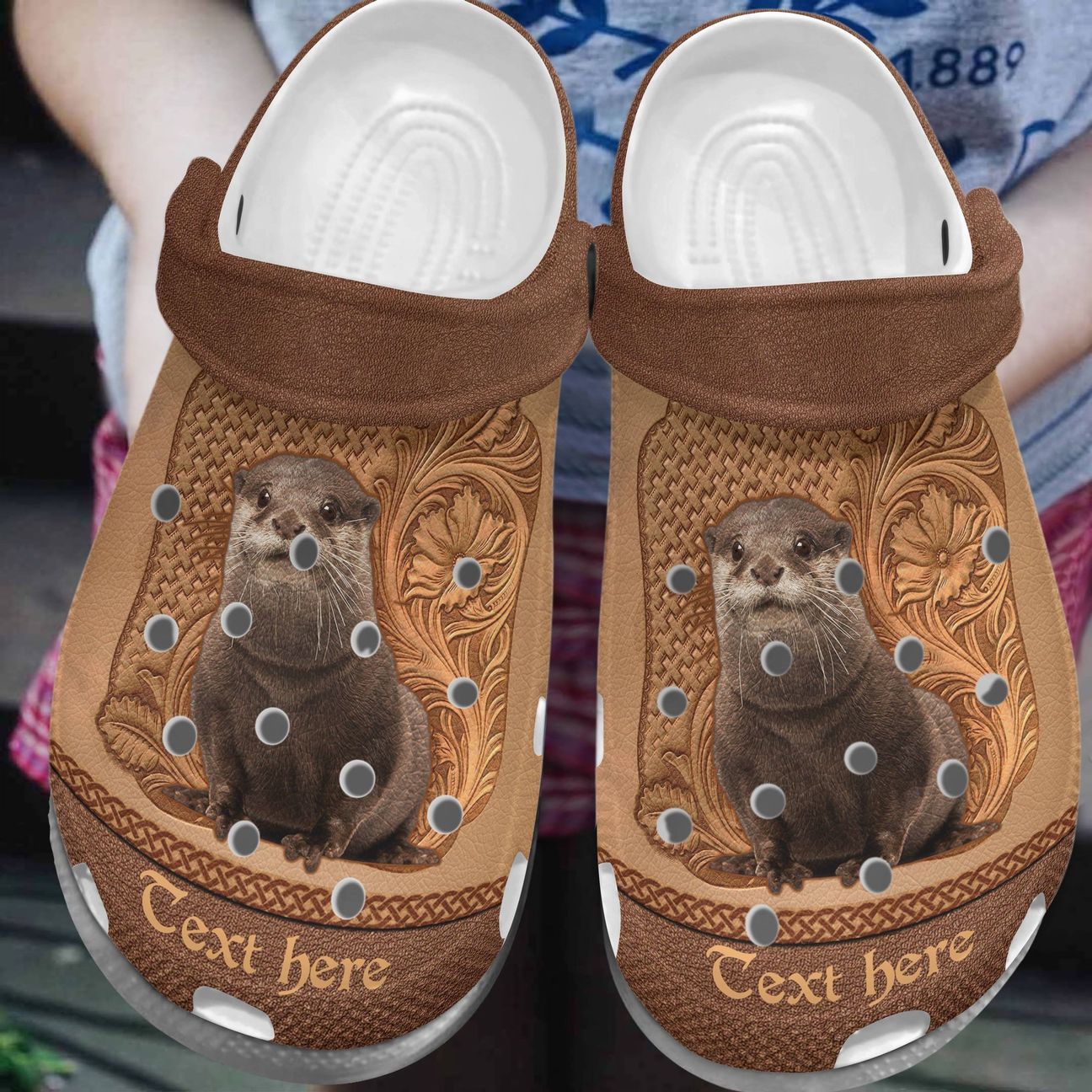 Otter Personalize Clog Custom Crocs Fashionstyle Comfortable For Women Men Kid Print 3D Personalized Cute Otter Otter Personalize Clog Custom Crocs Fashionstyle Comfortable For Women Men Kid Print 3D Personalized Cute Otter