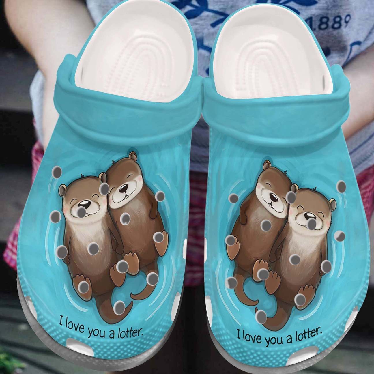 Otter Personalized Clog Custom Crocs Comfortablefashion Style Comfortable For Women Men Kid Print 3D Cute Otters Otter Personalized Clog Custom Crocs Comfortablefashion Style Comfortable For Women Men Kid Print 3D Cute Otters