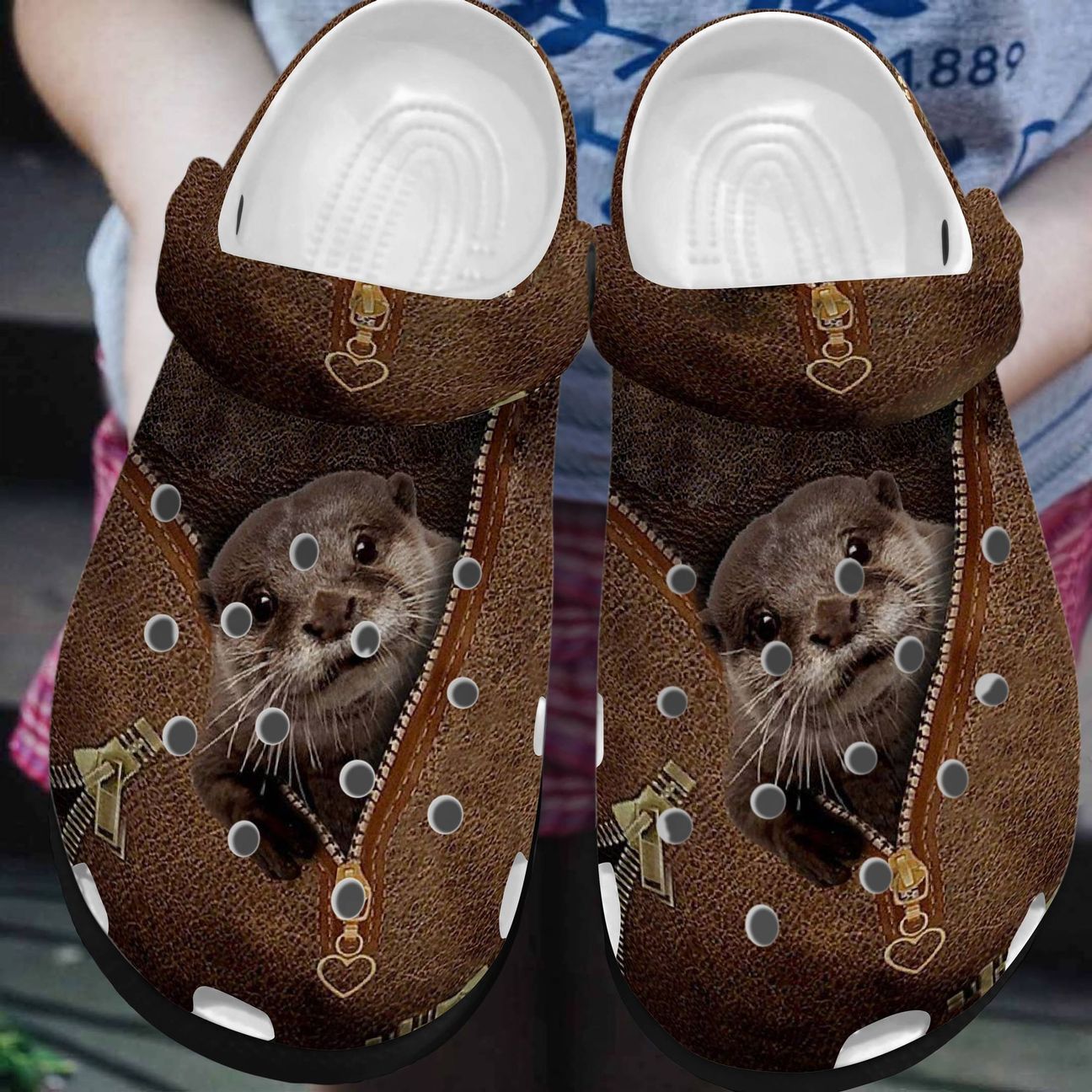 Otter Personalized Clog Custom Crocs Comfortablefashion Style Comfortable For Women Men Kid Print 3D Cute Otter Personalized Clog Custom Crocs Comfortablefashion Style Comfortable For Women Men Kid Print 3D Cute