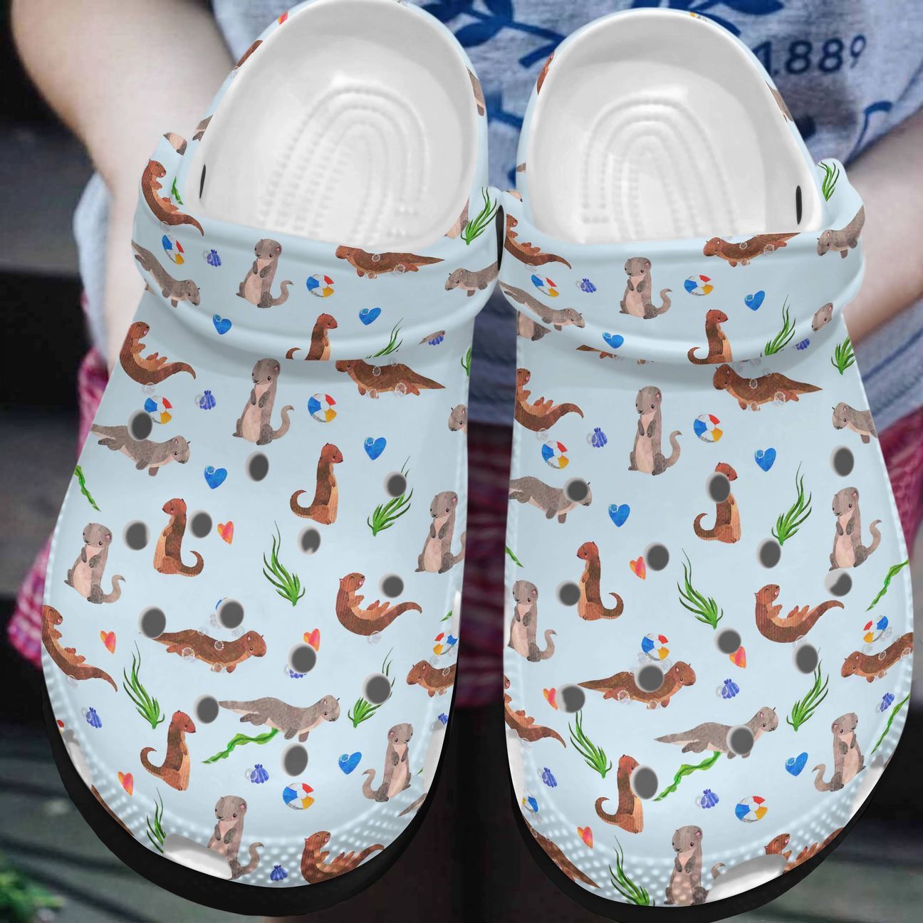 Otter Personalized Clog Custom Crocs Comfortablefashion Style Comfortable For Women Men Kid Print 3D Love Otters Otter Personalized Clog Custom Crocs Comfortablefashion Style Comfortable For Women Men Kid Print 3D Love Otters