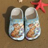 Otter Personalized Clog Custom Crocs Comfortablefashion Style Comfortable For Women Men Kid Print 3D Sleeping