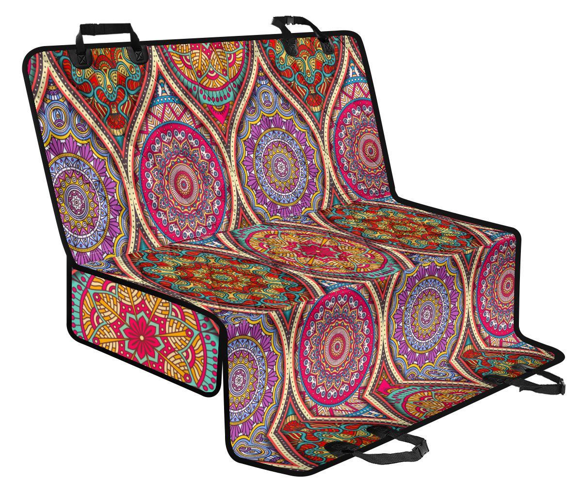 Oval Bohemian Mandala Patchwork Print Pet Car Back Seat Cover - 7a863457ff3a Oval Bohemian Mandala Patchwork Print Pet Car Back Seat Cover - 7a863457ff3a