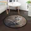 Owl Book Round Carpet Floor Rug Living Room Bedroom Decor Round Area Rug Carpet
