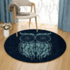 Owl Dream Catcher Round Carpet Floor Rug Living Room Bedroom Decor Round Area Rug Carpet