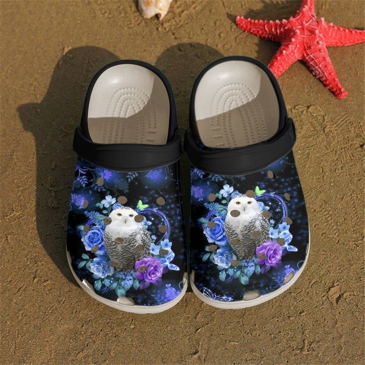 Owl Floral Sku 1755 Crocs Crocband Clog Comfortable For Mens Womens Classic Clog Water Shoes Owl Floral Sku 1755 Crocs Crocband Clog Comfortable For Mens Womens Classic Clog Water Shoes