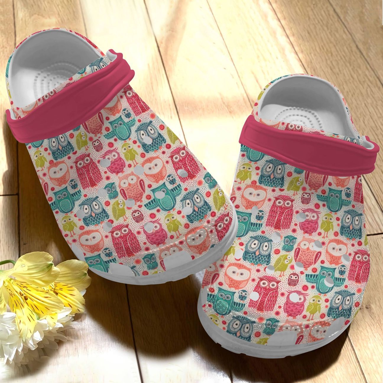 Owl Personalize Clog Custom Crocs Fashionstyle Comfortable For Women Men Kid Print 3D Owl Pink Owl Personalize Clog Custom Crocs Fashionstyle Comfortable For Women Men Kid Print 3D Owl Pink