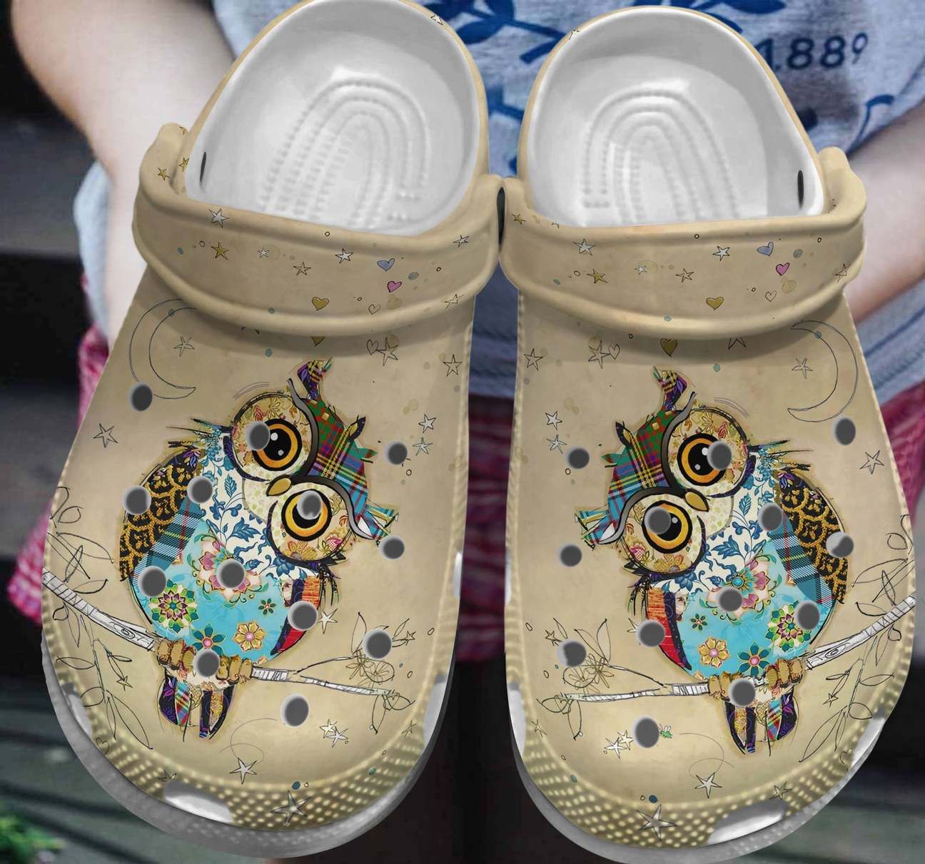 Owl Personalized Clog Custom Crocs Comfortablefashion Style Comfortable For Women Men Kid Print 3D Curious Owl Owl Personalized Clog Custom Crocs Comfortablefashion Style Comfortable For Women Men Kid Print 3D Curious Owl