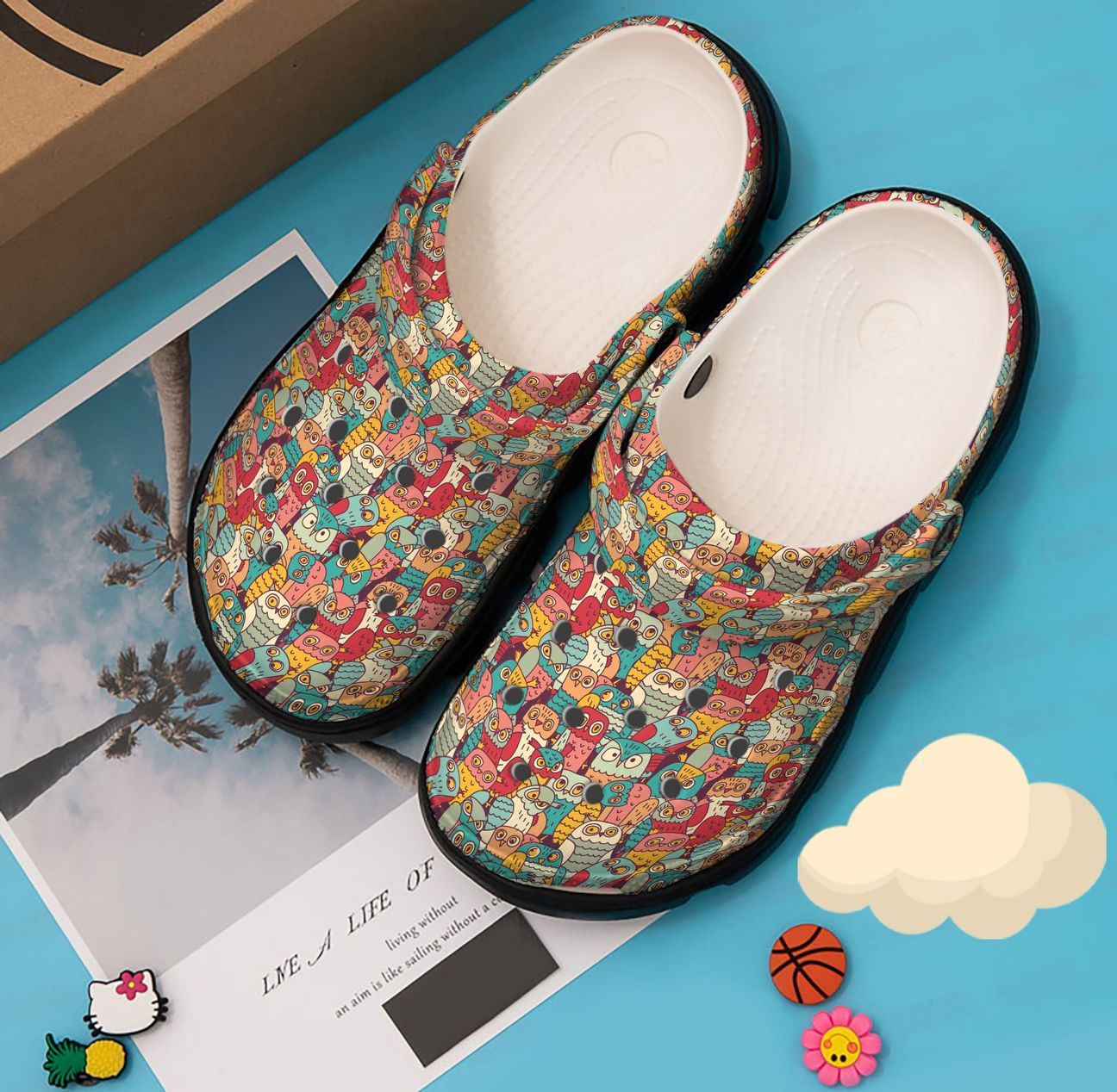 Owl Personalized Clog Custom Crocs Comfortablefashion Style Comfortable For Women Men Kid Print 3D Owl Pattern Owl Personalized Clog Custom Crocs Comfortablefashion Style Comfortable For Women Men Kid Print 3D Owl Pattern