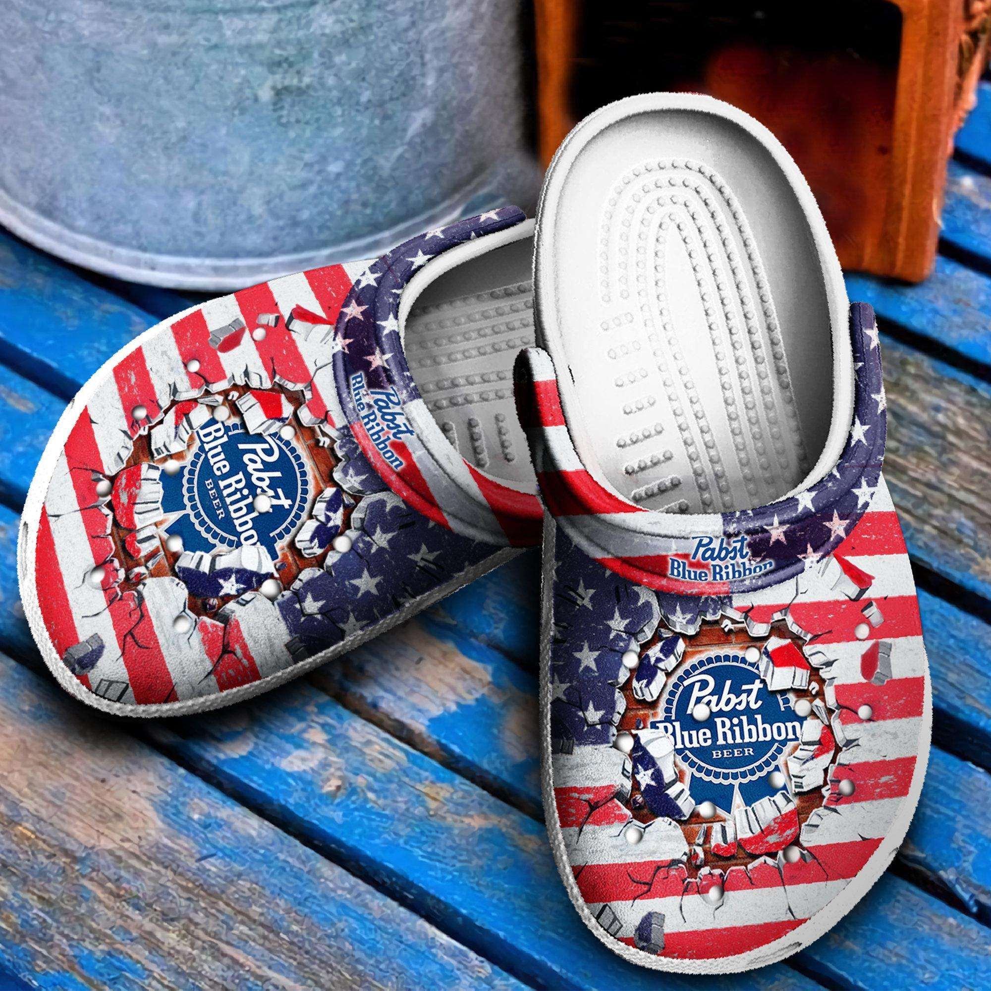 Pabst Ribbon Crocs Clog Clog Shoes Pabst Ribbon Crocs Clog Clog Shoes