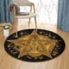 Pagan Round Carpet Floor Rug Living Room Bedroom Decor Round Area Rug Carpet