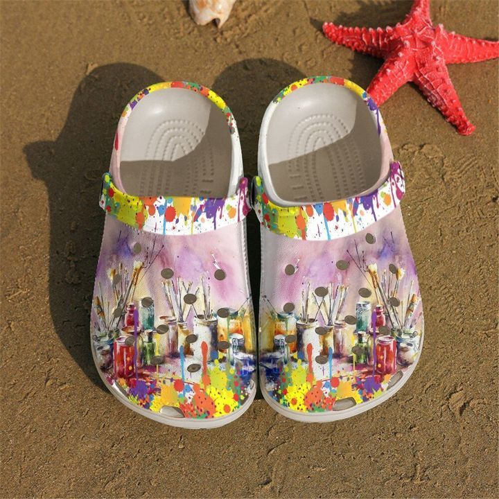 Painting A Work Of Art Sku 1767 Crocs Crocband Clog Comfortable For Mens Womens Classic Clog Water Shoes Painting A Work Of Art Sku 1767 Crocs Crocband Clog Comfortable For Mens Womens Classic Clog Water Shoes