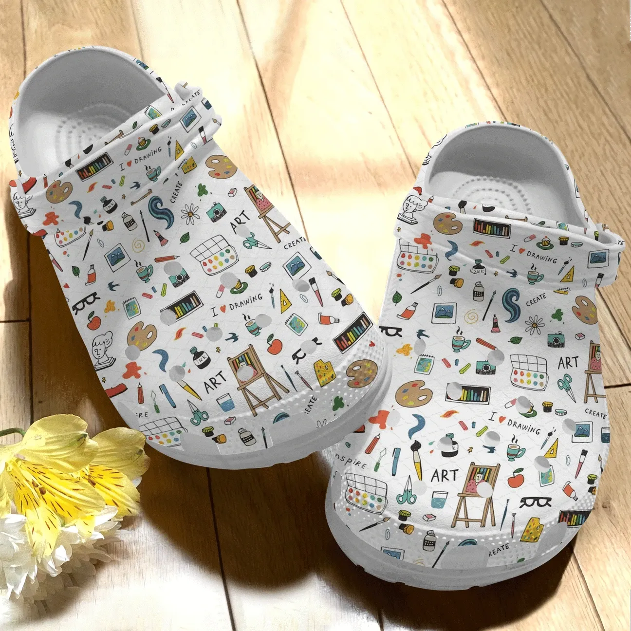 Painting Personalize Clog Custom Crocs Fashionstyle Comfortable For Women Men Kid Print 3D I Love Drawing Painting Personalize Clog Custom Crocs Fashionstyle Comfortable For Women Men Kid Print 3D I Love Drawing