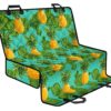 Palm Leaf Pineapple Pattern Print Pet Car Back Seat Cover - 4fd5a95277f1