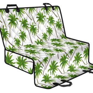 Palm Tree Pattern Print Pet Car Back Seat Cover - 08cdc560d72a