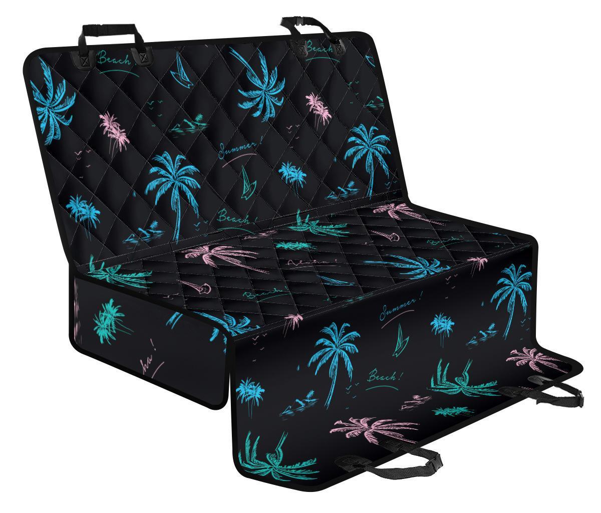 Palm Tree Summer Beach Pattern Print Pet Car Back Seat Cover - 51a089576e48 Palm Tree Summer Beach Pattern Print Pet Car Back Seat Cover - 51a089576e48