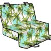 Palm Tree Tropical Pattern Print Pet Car Back Seat Cover - efdd347ccd3b