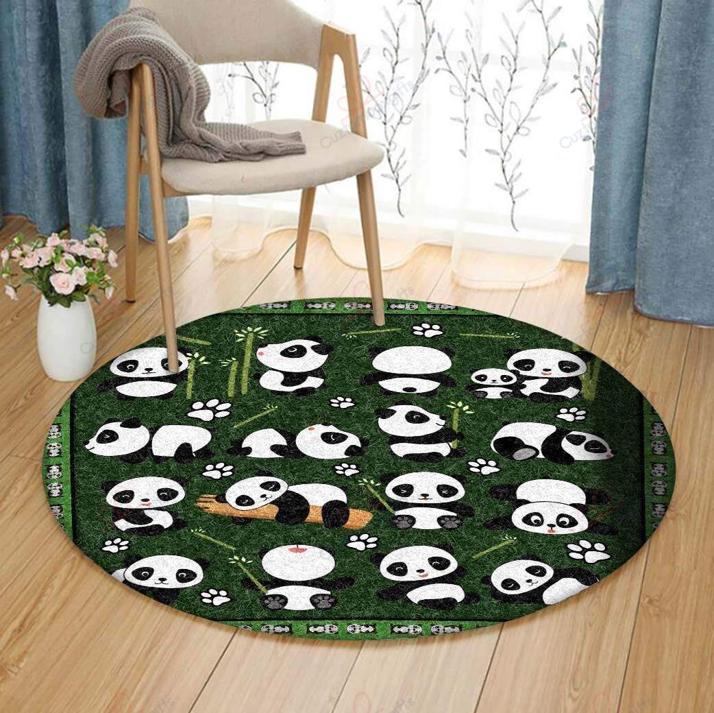 Panda Baby Round Carpet Floor Rug Living Room Bedroom Decor Round Area Rug Carpet Panda Baby Round Carpet Floor Rug Living Room Bedroom Decor Round Area Rug Carpet