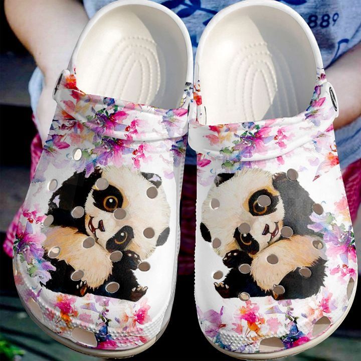 Panda Cute Sku 1774 Crocs Crocband Clog Comfortable For Mens Womens Classic Clog Water Shoes Panda Cute Sku 1774 Crocs Crocband Clog Comfortable For Mens Womens Classic Clog Water Shoes