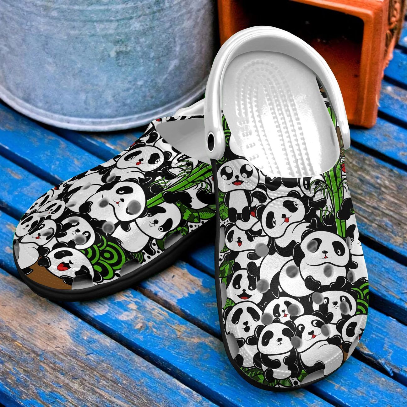 Panda Personalized Clog Custom Crocs Comfortablefashion Style Comfortable For Women Men Kid Print 3D Quirky Pandas Panda Personalized Clog Custom Crocs Comfortablefashion Style Comfortable For Women Men Kid Print 3D Quirky Pandas