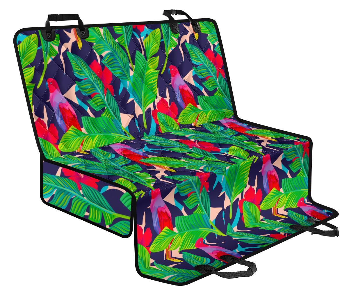 Parrot Banana Leaf Hawaii Pattern Print Pet Car Back Seat Cover - e7f5853c51e2 Parrot Banana Leaf Hawaii Pattern Print Pet Car Back Seat Cover - e7f5853c51e2