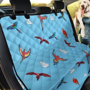 Parrot Patterns Theme Car Back Seat Cover Dog Car Seat Covers - 5f4a546566ff