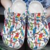 Parrot Personalize Clog Custom Crocs Fashionstyle Comfortable For Women Men Kid Print 3D Whitesole Parrot Pattern