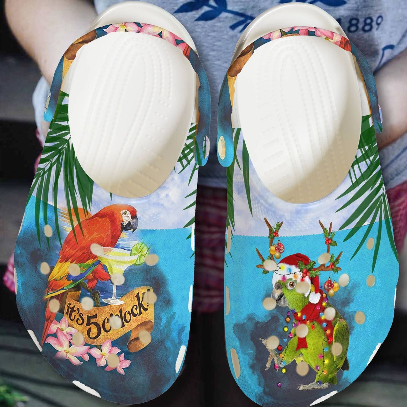 Parrot Personalized Clog Custom Crocs Comfortablefashion Style Comfortable For Women Men Kid Print 3D Happy Parrot Parrot Personalized Clog Custom Crocs Comfortablefashion Style Comfortable For Women Men Kid Print 3D Happy Parrot