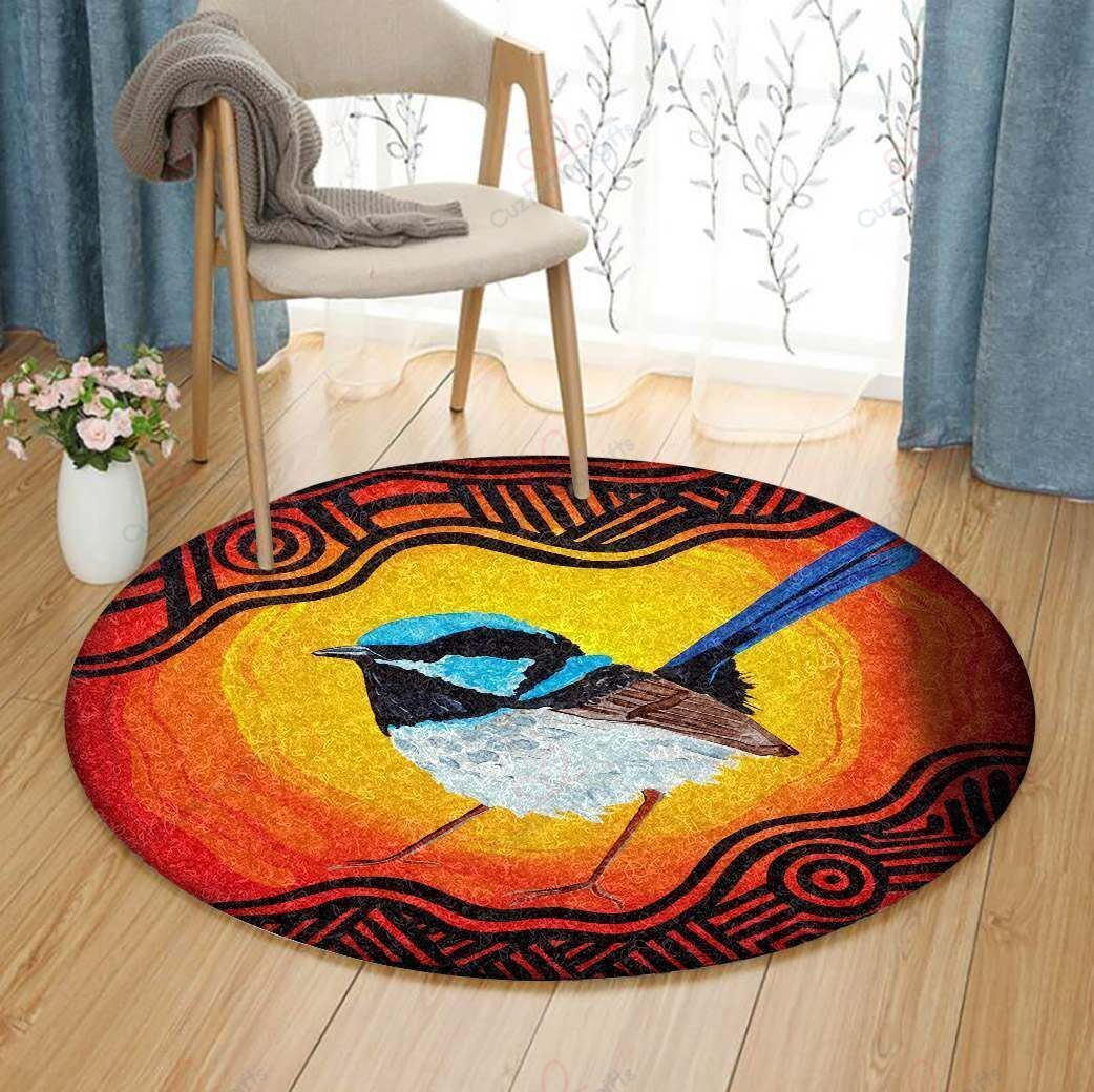 Passerine Round Carpet Floor Rug Living Room Bedroom Decor Round Area Rug Carpet Passerine Round Carpet Floor Rug Living Room Bedroom Decor Round Area Rug Carpet