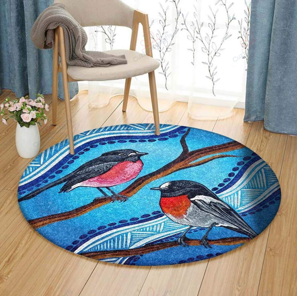 Passerine Round Carpet Floor Rug Living Room Bedroom Decor Round Area Rug Carpet Passerine Round Carpet Floor Rug Living Room Bedroom Decor Round Area Rug Carpet