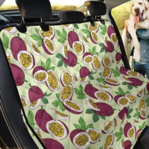 Passion Fruit Pattern Car Back Seat Cover Dog Car Seat Covers - 0bc99878c8f3