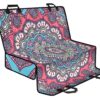 Pastel Mandala Bohemian Pattern Print Pet Car Back Seat Cover - c347c5f035fe
