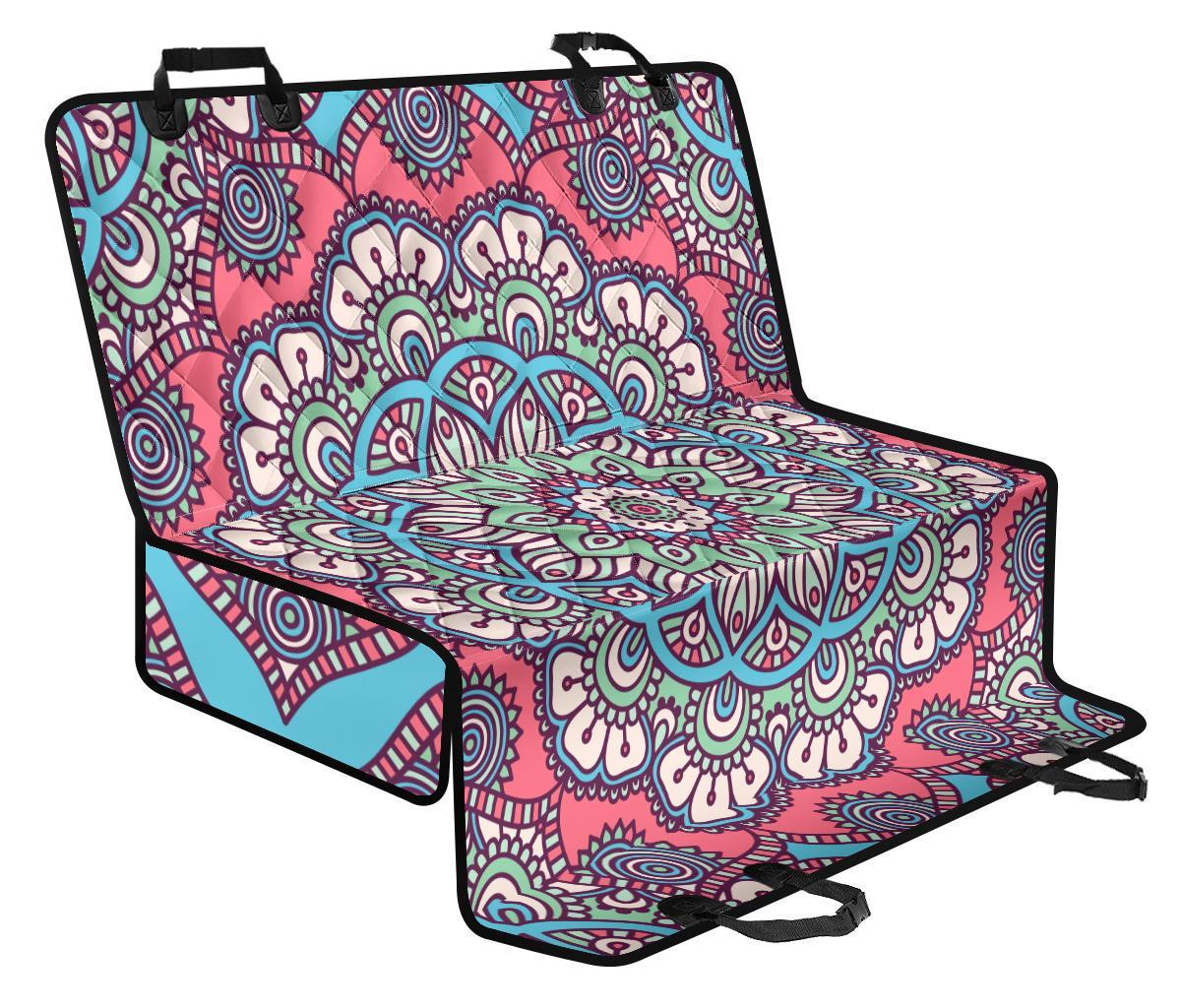 Pastel Mandala Bohemian Pattern Print Pet Car Back Seat Cover - c347c5f035fe Pastel Mandala Bohemian Pattern Print Pet Car Back Seat Cover - c347c5f035fe