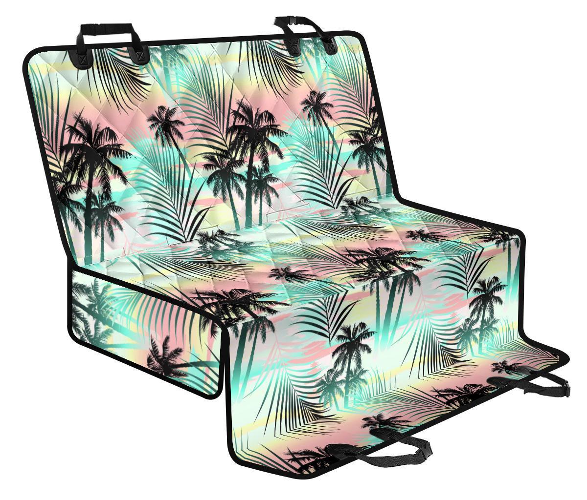 Pastel Palm Tree Pattern Print Pet Car Back Seat Cover - c9bc50d9ce57 Pastel Palm Tree Pattern Print Pet Car Back Seat Cover - c9bc50d9ce57