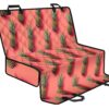 Pastel Pink Pineapple Pattern Print Pet Car Back Seat Cover - 56e9adb4d427