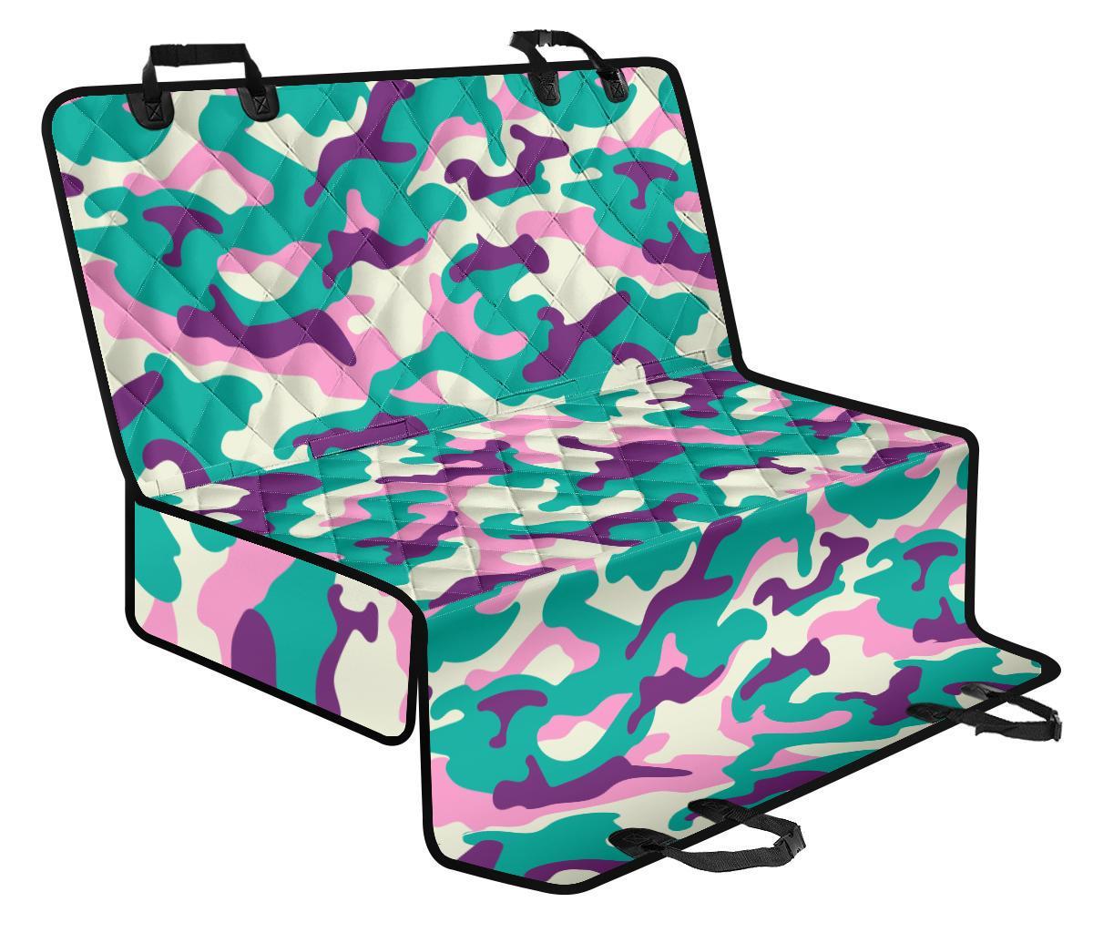 Pastel Teal And Purple Camouflage Print Pet Car Back Seat Cover - 4a557e2b8fbe Pastel Teal And Purple Camouflage Print Pet Car Back Seat Cover - 4a557e2b8fbe