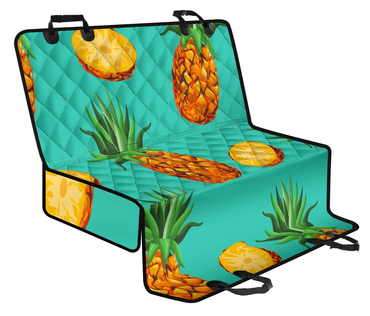 Pastel Turquoise Pineapple Pattern Print Pet Car Back Seat Cover - bbdb1861cfbd Pastel Turquoise Pineapple Pattern Print Pet Car Back Seat Cover - bbdb1861cfbd