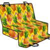 Pastel Zig Zag Pineapple Pattern Print Pet Car Back Seat Cover - 1c9662a0b3f4