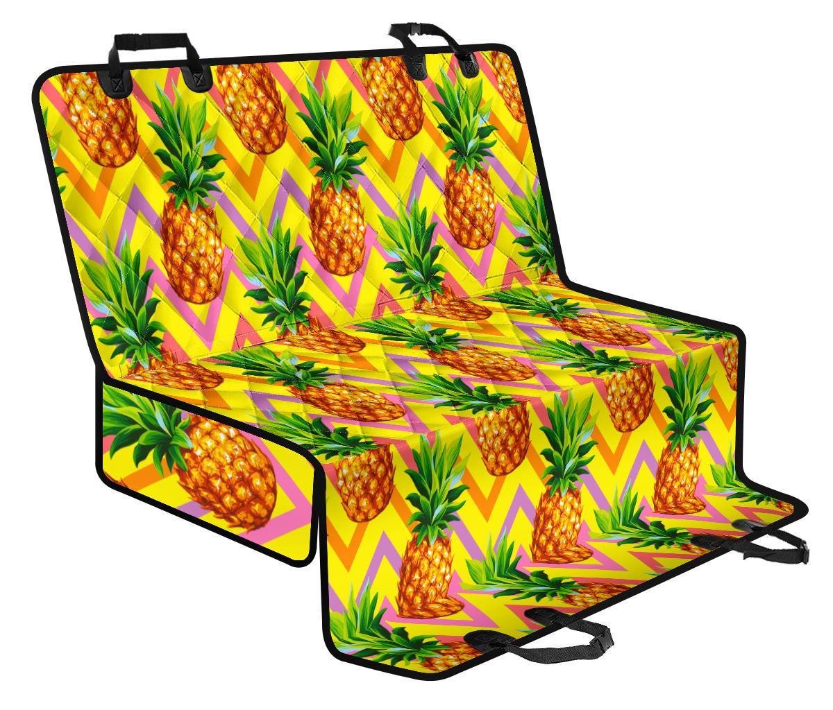 Pastel Zig Zag Pineapple Pattern Print Pet Car Back Seat Cover - 1c9662a0b3f4 Pastel Zig Zag Pineapple Pattern Print Pet Car Back Seat Cover - 1c9662a0b3f4