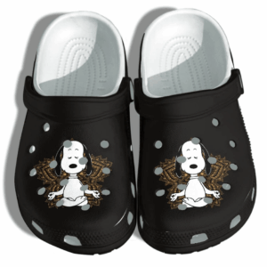 Peace Dog Yoga Funny Shoes Crocs Clog For Men Women – Be Kind Dog Clog Gifts Mothers Day