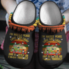 Peace Love And Light Hippie Vans Crocs Clog Shoes – Hippie Bus Crocbland Clog Birthday Gift For Man Woman