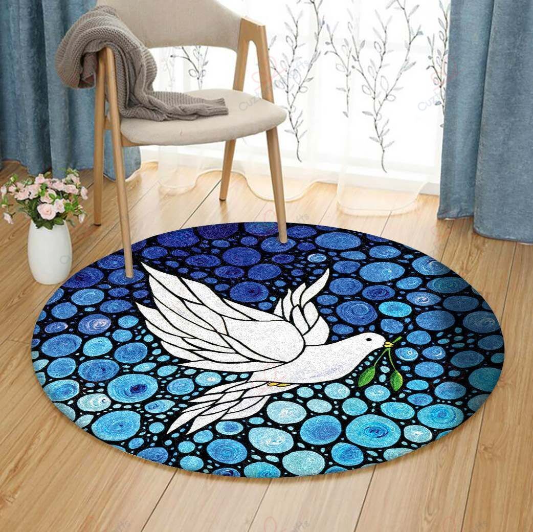 Peaceful Journey Round Carpet Floor Rug Living Room Bedroom Decor Round Area Rug Carpet Peaceful Journey Round Carpet Floor Rug Living Room Bedroom Decor Round Area Rug Carpet
