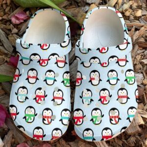 Penguin Cute Penguins Sku 1783 Crocs Crocband Clog Comfortable For Mens Womens Classic Clog Water Shoes