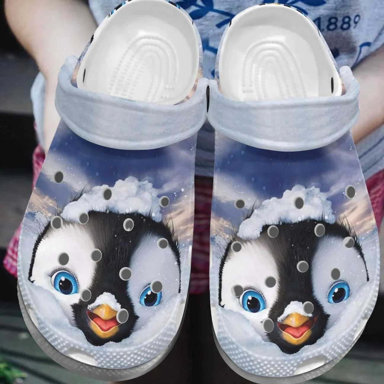 Penguin Personalize Clog Custom Crocs Fashionstyle Comfortable For Women Men Kid Print 3D I Love Penguin Penguin Personalize Clog Custom Crocs Fashionstyle Comfortable For Women Men Kid Print 3D I Love Penguin
