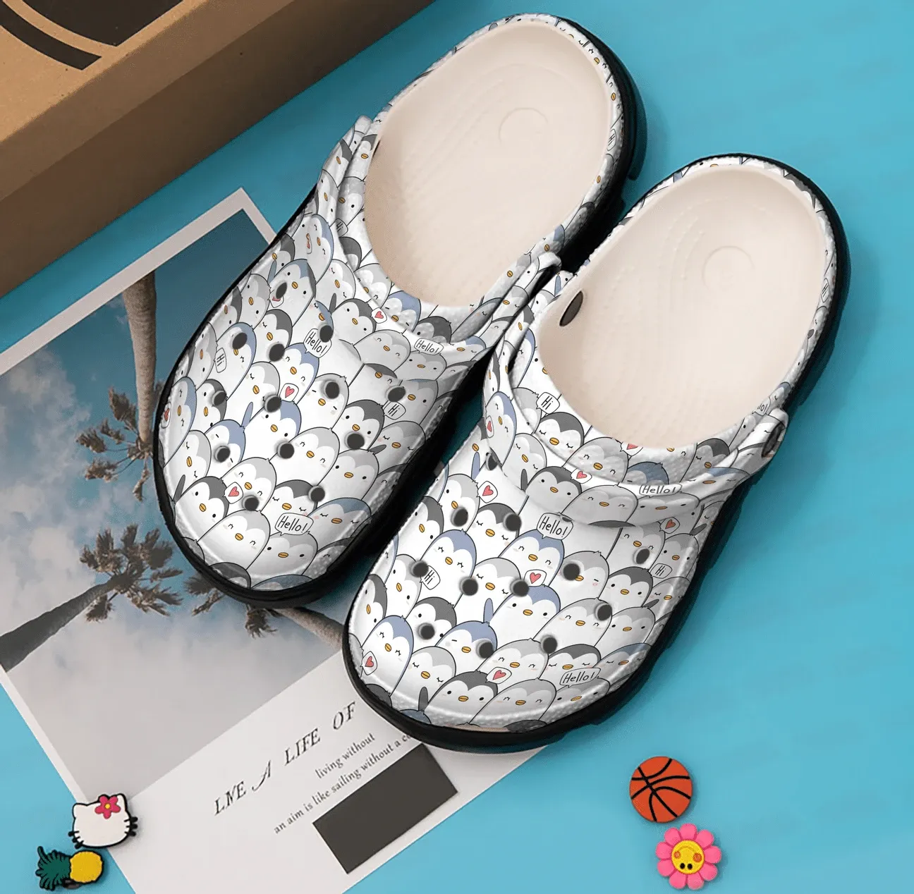 Penguin Personalized Clog Custom Crocs Comfortablefashion Style Comfortable For Women Men Kid Print 3D Penguin Pattern Penguin Personalized Clog Custom Crocs Comfortablefashion Style Comfortable For Women Men Kid Print 3D Penguin Pattern