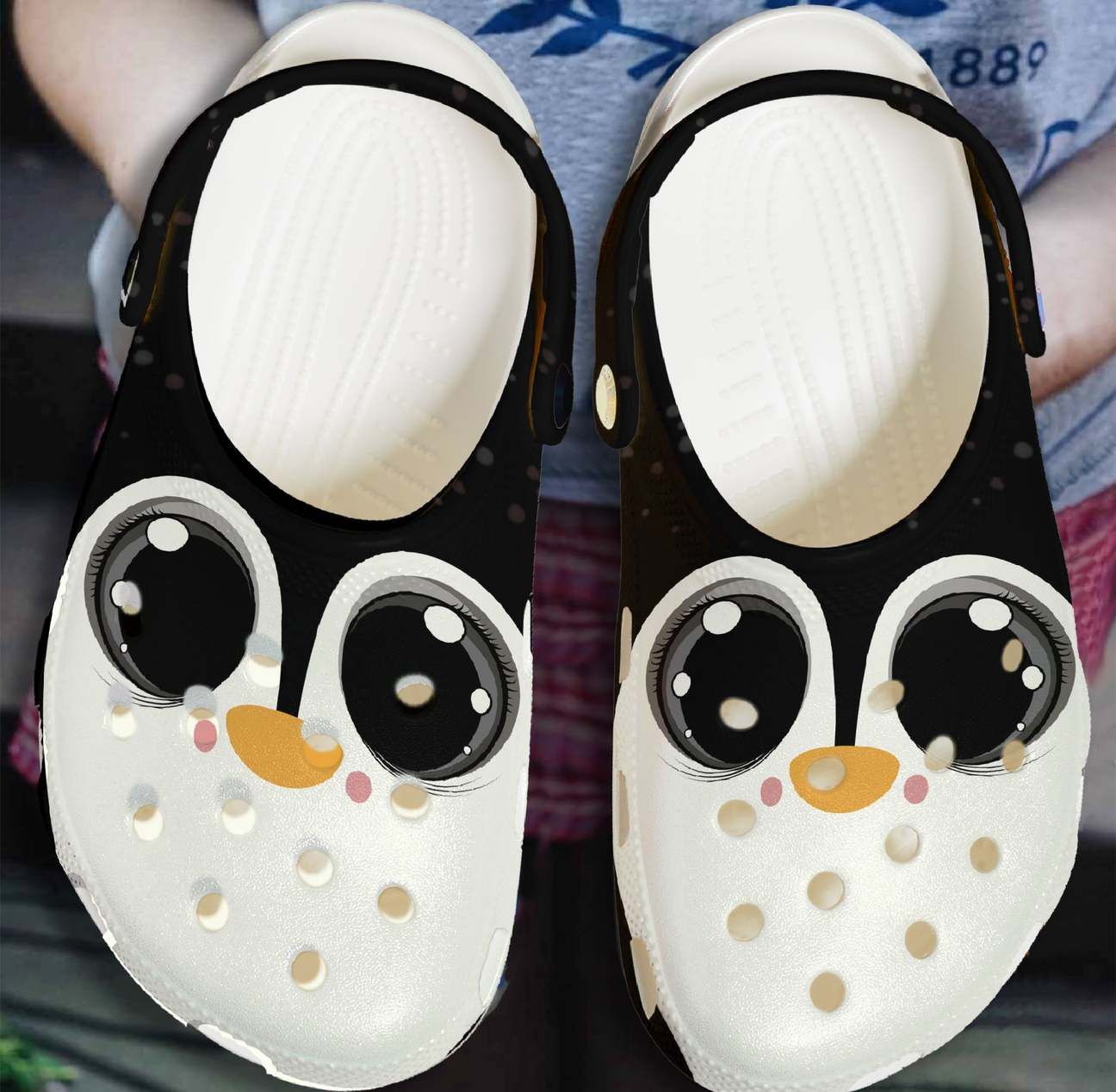 Penguins Personalized Clog Custom Crocs Comfortablefashion Style Comfortable For Women Men Kid Print 3D Adorable Penguin Penguins Personalized Clog Custom Crocs Comfortablefashion Style Comfortable For Women Men Kid Print 3D Adorable Penguin