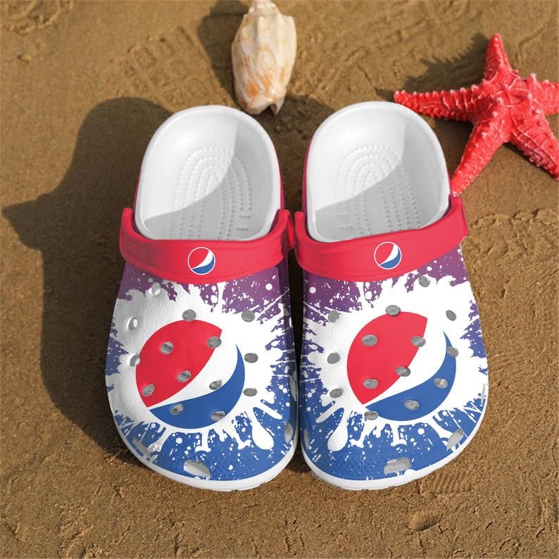 Pepsi Clog Crocband Comfortable For Mens And Womens Classic Clog Water Shoes Pepsi Lovers Crocs V1 Pepsi Clog Crocband Comfortable For Mens And Womens Classic Clog Water Shoes Pepsi Lovers Crocs V1
