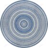 Pergola Bower Stripe Champagne Blue Round Carpet Floor Rug Living Room Bedroom Decor Round Area Rug Carpet