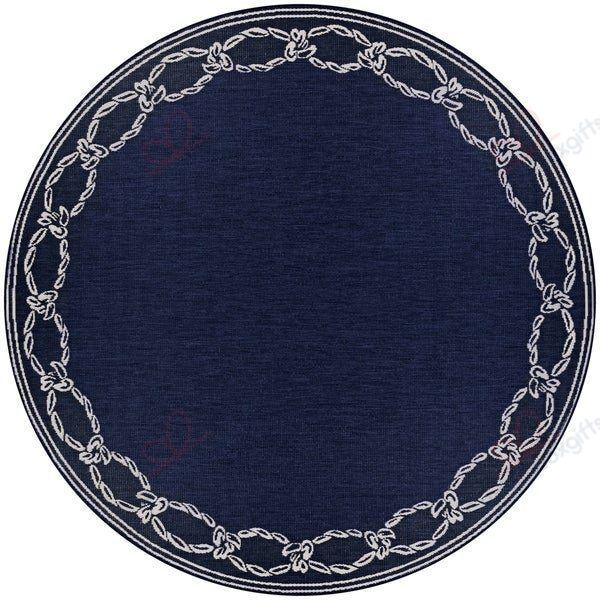 Pergola Link Ivory Blue Round Carpet Floor Rug Living Room Bedroom Decor Round Area Rug Carpet Pergola Link Ivory Blue Round Carpet Floor Rug Living Room Bedroom Decor Round Area Rug Carpet