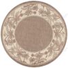 Pergola Sanctuary Beige Natural Round Carpet Floor Rug Living Room Bedroom Decor Round Area Rug Carpet